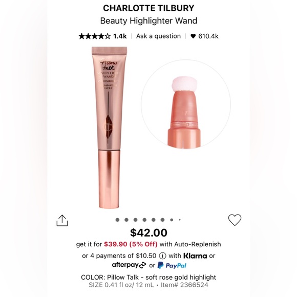Charlotte Tilbury New Beauty Light Wand Pillow Talk & Pinkgasm Highlighter - Picture 1 of 5
